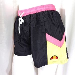 ELLESSE Kasibu Colorblock Nylon Athletic Pull-On Shorts NWT Sz L